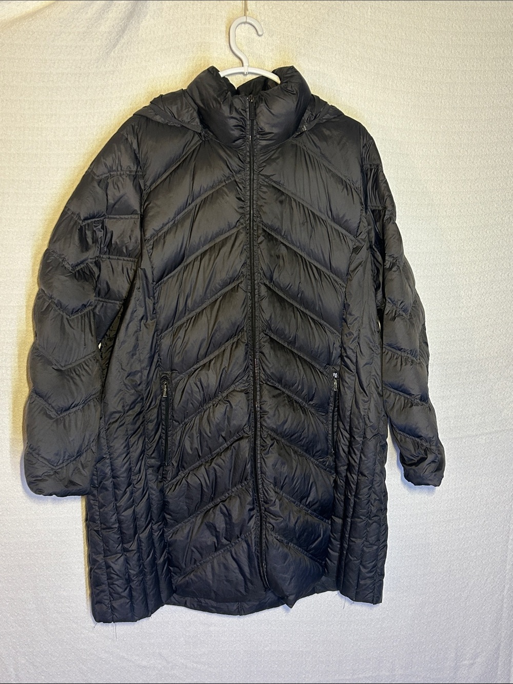Michael Kors Black Quilted Long Puffer Coat